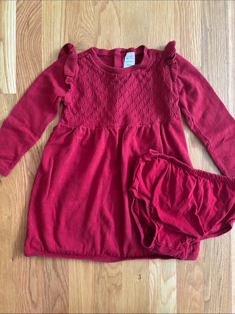 24M Carter's Red Sweater Dress